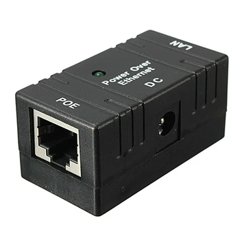  10 м/100mbps с Passive POE Мощност По Ethernet RJ-45 Инжектор Сплитер Стенен Адаптер За Видеонаблюдение IP Камера Мрежа